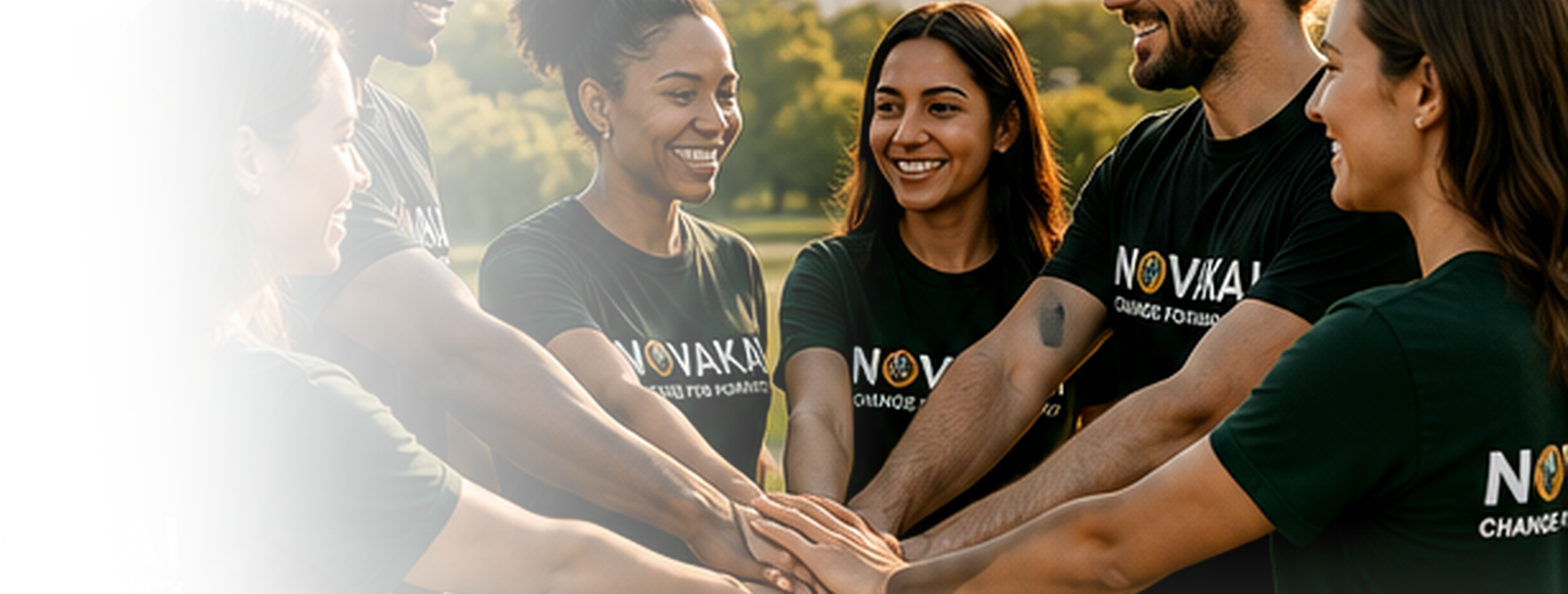 Mission Novakai community members standing together